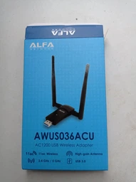 Usb Wi-Fi адаптер Alfa AWUS036ACU чип Realtek RTL8812BU фото от покупателей 1