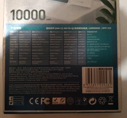 Зовнішній акумулятор Remax Breezy&nbsp;10000mAh QC 22.5W Білий (RPP-319) фото від покупців 12