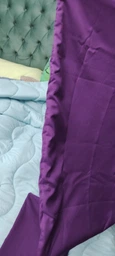 Комплект постельного белья MirSon Полуторный 143x210 см №19-3424 Sunset Purple Однотонный Mikrosatin (2200007237265) фото от покупателей 8