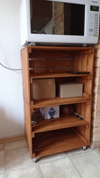 Ящик дерев'яний для зберігання з довгою полицею ECO WoodBox (ДхШхВ:50*40*32см)