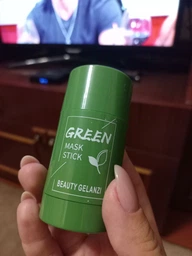 Маска стик для глибокого очищення та звуження пор обличчя Green Stick Mask з органічною глиною та зеленим чаєм