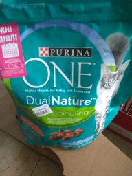 Сухий корм PURINA ONE Adult Dual Nature Spirulina для дорослих котів, з куркою 1.4кг (7613036269025) фото від покупців 16