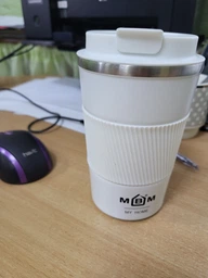Термочашка MBM HOME KP-28 M WHITE 510 мл нержавіюча сталь біла