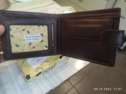 Гаманець чоловічий шкіряний TAILIAN з натуральної шкіри коричневого кольору для правшів горизонтальний формат (bg189fash85) фото від покупців 2