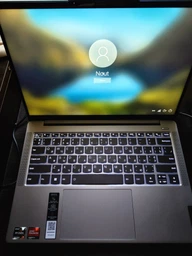 Ноутбук Lenovo IdeaPad Slim 5 14ABR8 (82XE006WRA) Cloud Grey / 14" IPS WUXGA / AMD Ryzen 7 7730U / RAM 16 ГБ / SSD 512 ГБ / Подсветка клавиатуры / Зарядка через Type-C фото от покупателей 5