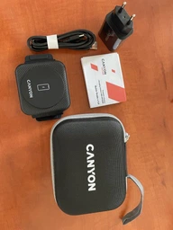 Бездротовий зарядний пристрій Canyon WS-305 3 в 1 QI Black (CNS-WCS305B) фото від покупців 2