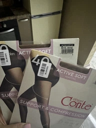 Колготы 40 Den женские Conte Elegant Active Soft 14С-70СП 3 р Черные (5904988510382)