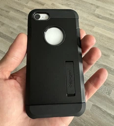 Чохол протиударний з підставкою Spigen Slim Armor ACS00887 для iPhone 7 8 SE SE 2 2020/2022 Gunmetal фото від покупців 2