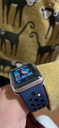 Силіконовий ремінець Fruct Nike Sport Band for Apple Watch 38/40/41/42 mm Olive Black фото від покупців 4