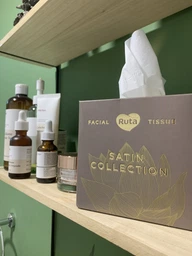 Салфетки косметические Ruta Satin Collection 80 листов 2 слоя х 4 шт (4820023743656) фото от покупателей 8
