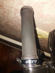Грипси керма Grey's з гумовим покриттям 2 шт. 130 мм Чорний (GR17500)