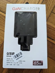 Зарядний пристрій Linktech GaN 65W Швидка зарядка Black Адаптер для заряджання Блок живлення для телефону, планшета та ноутбука фото від покупців 4