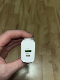 Блок живлення Hoco. C80A Швидка зарядка Quick Charge 3.0 USB 18W + Type C 20W Білий