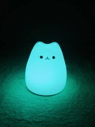 Ночник игрушка 3DTOYSLAMP детский светильник для сна Little Cat силиконовый с LED на батарейках (3хААА) таймером автовыключения 7 цвета свечения мягкий для украшения дома спальни детской комнаты гостиной 10×9 см оригинальный подарок ребенку фото от покупателей 5