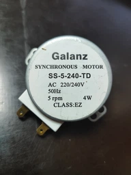 Двигатель тарелки СВЧ 220V 4W, пласт.вал 11мм - A-7 / A-24 арт.двм001