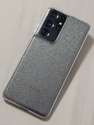 Чохол прозорий протиударний із блискітками Spigen Liquid Crystal Glitter ACS02348 для Samsung Galaxy S21 Ultra (6.9")