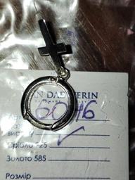 Сережки з хрестиками зі срібла 925 (АРТ. №6046) Dadiverin Jewelry фото от покупателей 4