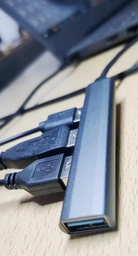 USB-хаб Dynamode USB 3.0 Type-A на 4 порти: 1 x USB 3.0 3 x USB 2.0 метал темно-сірий (DM-UH-312) фото від покупців 9
