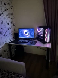 Письменный стол Ferrum-decor Драйв 750x1200x700 Черный металл ДСП Белый 32 мм (DRA211) фото от покупателей 1