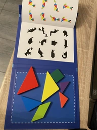 Танграм (Tangram) Дерев’яна головоломка в магнітний папці Woodiness