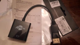 Перехідник Atcom DisplayPort (male) - VGA(female) 10 см (16851) фото від покупців 2