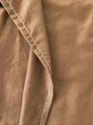 Простынь MirSon Mikrosatin Premium №19-1230 Friar Brown однотонная 150х220 см (2200007236282)