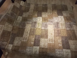 Стеганое покрывало Home Line. 1910740 15-1316 бежевое-160х210 см фото от покупателей 4