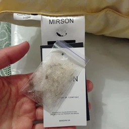 Подушка пуховая MirSon Экстра 114 высокая 50x70 см (2200000005304) фото от покупателей 7