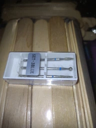 Стартовий набір фрез Nail Drill Set-1 Blue для щільної кутикули (3 фрези, середня абразивність)