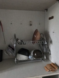 Подставка сушка для посуды настольная кухонный органайзер для тарелок двухярусный с поддоном из нержавеющей стали Серебристый (50221093) фото от покупателей 9