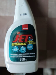 Спрей для чистки ванн Sano Jet Bathroom для мытья акриловых ванн 1 л (7290000287096) фото от покупателей 11
