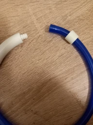 Нашийник з підсвіткою LED для собак з USB зарядкою 50 см M Синій фото від покупців 1