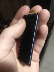 Алюмінієвий радіатор охолодження ENOKAY для M.2 NVMe/M2 SATA 2280 (Black) фото від покупців 2
