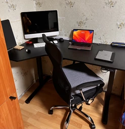 Регулируемый стол Barsky StandUp Corner black 145x85см BSTc-01 фото от покупателей 11