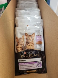 Упаковка вологого корму для кошенят Purina Pro Plan Kitten Healthy Start шматочки в соусі з індичкою 26 шт по 85 г (7613287107503) фото від покупців 5
