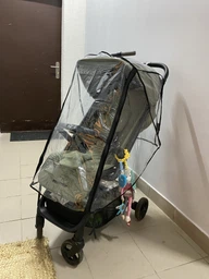 Дождевик на прогулочную коляску универсальный с молниями BAVO фото от покупателей 15