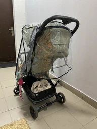 Дождевик на прогулочную коляску универсальный с молниями BAVO фото от покупателей 14