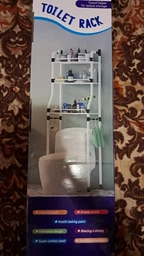 Полиця стелаж над над унітазом Toilet Rack TW-101 стійка органайзер підлогова