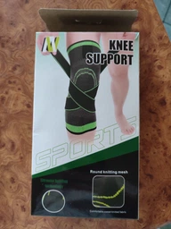 Эластичный фиксатор бандаж для голеностопа Knee bands Black HSM-91-38 Black (HSM9138BNDJ) CLS55