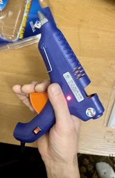 Термопистолет клеевой для силиконового клея 11 мм KAYLL KL-100 Вт + Клеевые стержни 190мм 5шт.