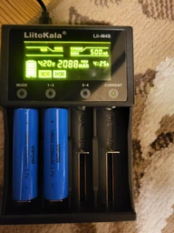 Акумулятор 18650 Li-Ion Vipow ICR18650 FlatTop, 2200mAh, 3.7V, Blue