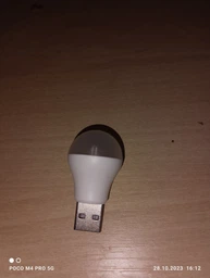 Cветодиодная USB лампа-фонарик груша ночник 1W USB LED Light Холодная фото от покупателей 6