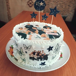 Сахарна їстівна картинка музика, Стрей Кидс, Стей Кідс музична група Stray Kids Ø20см на торт (SNP - 01885) фото от покупателей 7
