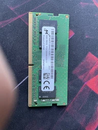 Оперативна пам'ять Micron SODIMM DDR4 8Gb 3200MHz PC4-25600 (MTA4ATF1G64HZ-3G2F1) фото від покупців 1
