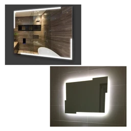 Зеркало с LED подсветкой L-01 (550х700) фото от покупателей 4