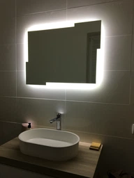 Зеркало с LED подсветкой L-01 (550х700) фото от покупателей 3