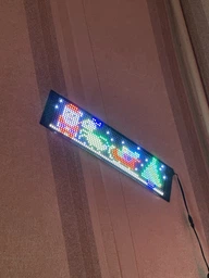 Светодиодная вывеска LED табло для рекламы, программируемая бегущая строка 60х12 см Matrix JTPD-03, глазки на фуру, грузовик, лобовое стекло фото от покупателей 1