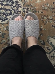 Женские домашние тапочки с анатомической подошвой с открытым носком FX shoes 7007 36 (23 см) Сиреневые (2820000016706) фото от покупателей 9