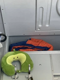 Дорожная подушка валик рогалик Авокадо 34х29х12 см Зеленая 2353 фото от покупателей 1