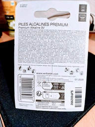 Батарейка Verbatim Premium 6LR61 1 шт Alkaline (49924) фото от покупателей 4